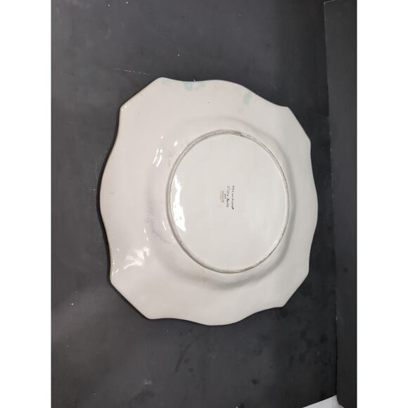 Fitz & Floyd Leaf Platter, Bella Vista‎ 14" Serving Platter, Handcrafted, Flawed - Picture 2 of 10